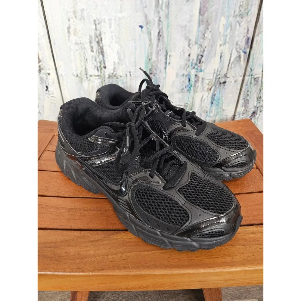 Nike P-6000 Sneakers Womens 10 Black Retro Y2K Techwear Mesh HQ7901-001